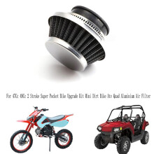 5pcs 42MM Air Filter for 47Cc 49Cc Super Pocket Bike Upgrade Kit Dirt Bike Atv Quad Aluminium Air Filter Silver