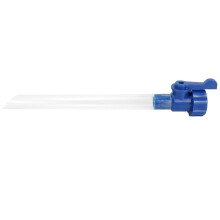 Tuyau de Remplissage de Réservoir D'Eau RV Transparent (avec Vanne D'Arrêt Intégrée) - pour Raccords D'Eau à Connexion Directe