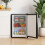46L Freestanding Freezer, Single Door with Drawer, Black 2