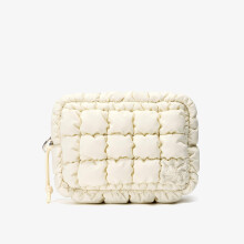 Quilt Wash Bag Cream