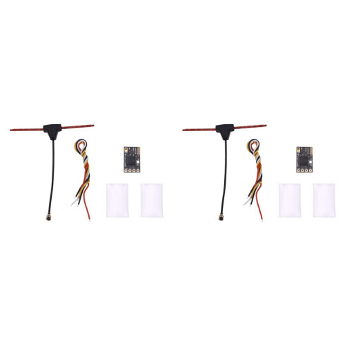 2X ELRS 2.4GHz  ExpressLRS Receiver Long Range Control High-Performance Low Latency Compatible with RC Drone Modules