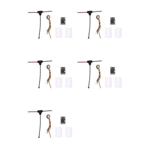 5X ELRS 2.4GHz  ExpressLRS Receiver Long Range Control High-Performance Low Latency Compatible with RC Drone Modules