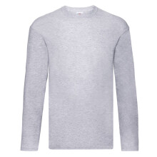 (5XL, Heather Grey) Fruit of the Loom Mens Iconic 150 Classic Long-Sleeved T-Shirt