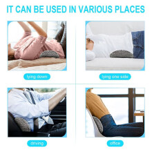 Lumbar Pillow,Memory Foam Lumbar Support Pillow for Office Chair Car ,Back Support Pillow for Lower Back Pain Relief