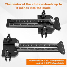 Thin Rip Jig, Table Saw Jig Guide for Making Repetitive Narrow Strip Cuts,3 Pulleys Fast Thin Ripping Guide Orange