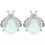 Firefly Luminous Stone Earrings 925 Sterling Silver 1