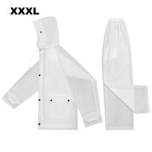 Waterproof PVC Rain Suit Set for Adults Jacket and Pants