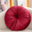 Velvet Round Throw Pillow 18 Inch 1