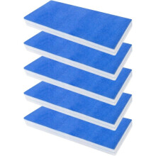 Airbrush-Spuitcabinefilter, Dubbellaags Uitlaatvervangingsfilter voor Hobbyspuitcabines, Verfdozen en Knutselspullen
