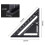 Aluminum Alloy Square Ruler 30cm Tri-Square for Carpenter 7