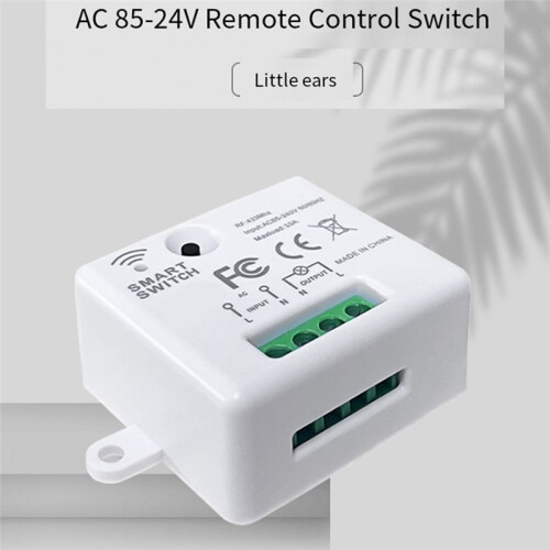 6 Buttons 433MHz RF   /Off  Wireless Remote Control  Household Wiring-Free Panel 2