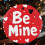 Ceramic Christmas Ornament Red White Heart Be Mine 4