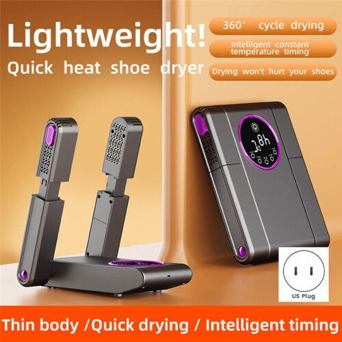 Intelligent Shoe Dryer Timer Adjustable Dryer Quick Drying Deodorizing Sterilizing Shoe Dryer Household US Plug 1