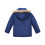 Boys Winter Hooded Parka Blue Size 120 3