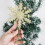 Snowflake Tree Topper Gold Red Glitter Iron Star 1pc 3