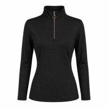 Oypla Coco Equestrian Black Ladies Horse Riding Base Layer Shirt - XS
