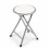 Oypla Oypla White Padded Folding Breakfast Kitchen Bar Stool Seat 1