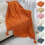 Knitted Blanket Fringe Decorative 70x100 cm 8