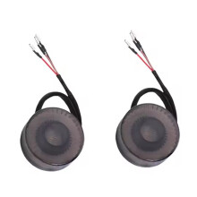 2 Pcs Universal LED Tail Brake Light - Round 3rd Auxiliary Brake Light 12V Taillight for Cars and ATVs