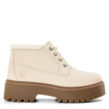 (4 UK, Natural) Timberland Womens/Ladies Stone Street Leather Waterproof Ankle Boots