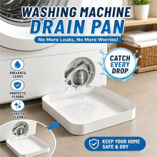 Washing Machine Drainage Tray: 3D Printing Drain Funnel Water Catch Tray for Lint Filter Cleaning