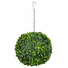 Oypla Artificial Hanging 28cm Topiary Tree Boxwood Buxus Ball