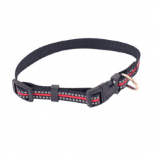 Oypla Red Adjustable Comfortable Reflective Red Dog Collar