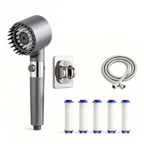 Ion Drop Shower , Portable Filter Shower, Turbo Pressure, Multi Spray Modes, /Off  & Built-in Filter