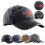 Men's Cotton Baseball Hat American Flag Patch Breathable 4