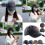 Men's Cotton Baseball Hat American Flag Patch Breathable 6