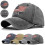 Men's Cotton Baseball Hat American Flag Patch Breathable 8