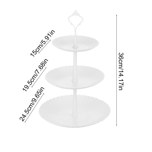 3-Layer Cupcake Rack Dessert Tower Tray 2