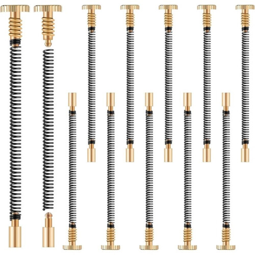 10 Pcs Ignition Replacement Repair Kit, Each Piece Includes Spring Thimble and Base Screw, Ignition Flints Screw Spring