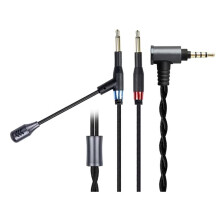 HFM04 Kopfhörerkabel mit HD Omnidirektionalem Metallmikrofon für für HE400SE Sundara Arya Ananda Deva Pro MEZE HFM04