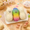 3 PCS Crunchy Peanut Squishy, Random Colour for  Face Squishy Peanut Durable Material Stress Relief Tools 6