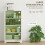 4-Door Kitchen Storage Cabinet with Adjustable Shelves - White 7