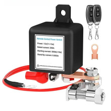 Draadloze Afstandsbediening Accu Relais Schakelaar Auto Start, Afstandsbediening Accu Ontkoppel Schakelaar voor 12v/24v Auto'S, RV'S