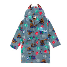 (3-4 Years, Blue) Paw Patrol Childrens/Kids Fleece Hooded Robe