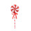 Candy Cane Tree Picks Red White Lollipop Ornaments 12 pcs 1