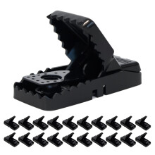 20x Heavy Duty Reusable Instant Kill Plastic Mouse Snap Traps