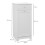 Single Hamper Laundry Storage Cabinet - White 5