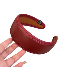 Leather Hairband Wide Brim Stylish Comfortable Daily Wear