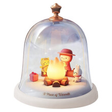 Santa Claus Music Box, USB Rechargeable Breathing Light, Christmas, Festival&Birthday Decorative Light/Nightlight A