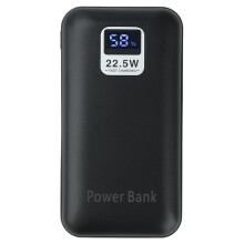 22,5w 21700 Batterij Powerbank Batterijbehuizing DIY Behuizing Lege Powerbank-Schaal voor 2 Stuks 21700 Batterijen Doos Zwart
