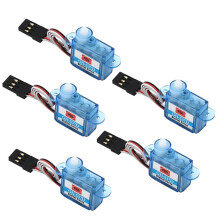 5 Pièces Servo Numérique  Micro-Type de 3,7 G, Servo à Cupule Creuse pour Avions RC, Hélicoptères, Bateaux, Pièces de Voiture