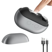Elektrischer Nagelknipser mit Polierfunktion, Automatischer Nageltrimmer mit Aufbewahrung für Nagelreste, für Erwachsene, Senioren und Kinder
