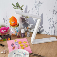 UV-Licht zum Aushärten Von Harz, Faltbares UV-Harzlicht mit 18 Lampenperlen, Große Lampe für Formen, Schmuckherstellung, DIY-Basteln A