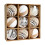 Red Christmas Tree Balls Shatterproof 16 pcs 6 cm with hooks 1