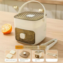 2-Layer Ice Block Tray with Press Mold, Ice Storage Box for Fridge, Ideal for Drinks & Food Storage