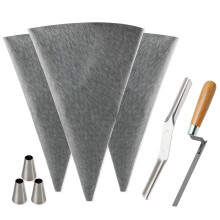 Tile Grout Masonry Mortar Bags, Cement Sealing Bags, Grout Bags with Metal Tips, Grout Bags for Tile Installation